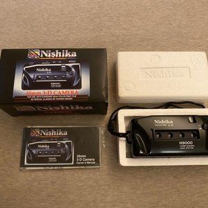 Nishika N9000 3D 35mm Film Camera Near Mint with Box